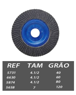 Foto do produto Disco de lixa flap