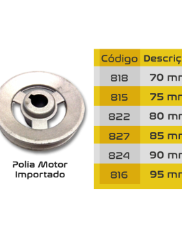 Foto do produto Polia para motor importado