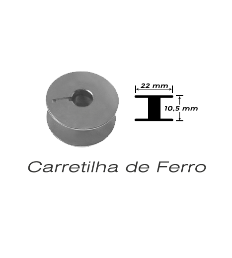 Imagem do produto Carretilha/Bobina de ferro