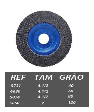 Imagem do produto Disco de lixa flap