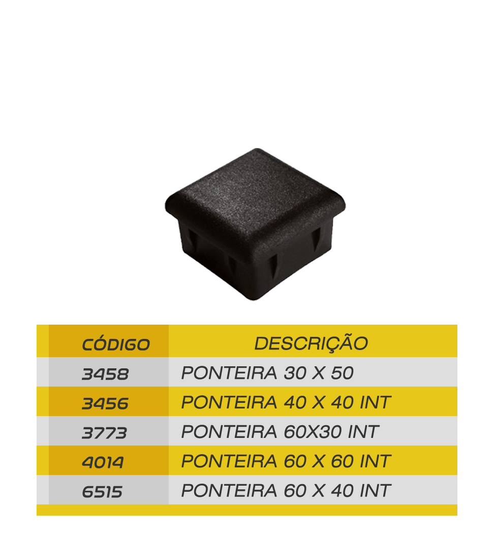 Imagem do produto Ponteira quadrada