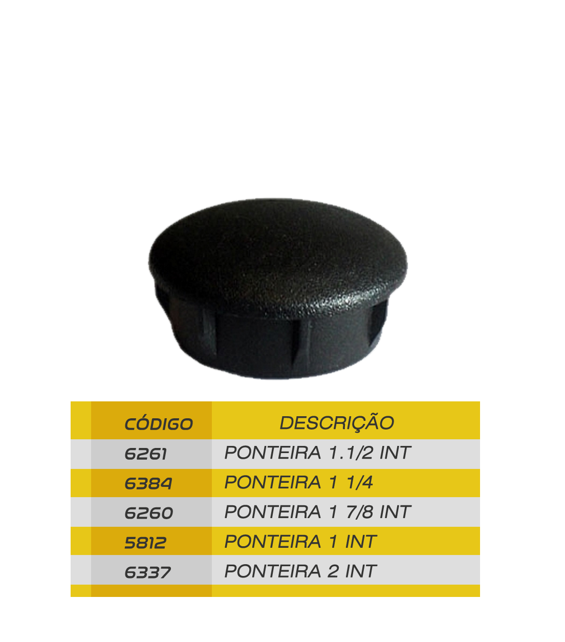 Imagem do produto Ponteira redonda